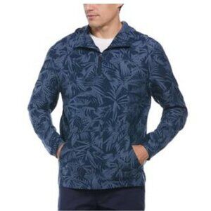 PGA TOUR | Anorak Crossover Quarter-Zip Printed Long Sleeve Golf navy sz XL